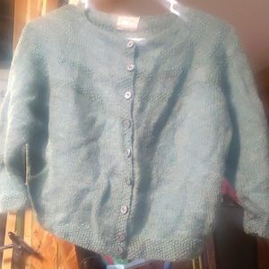 Hand knit Harriett McBurney sweater